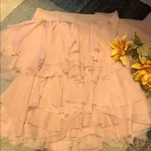 Kikiriki pink ruffle skirt